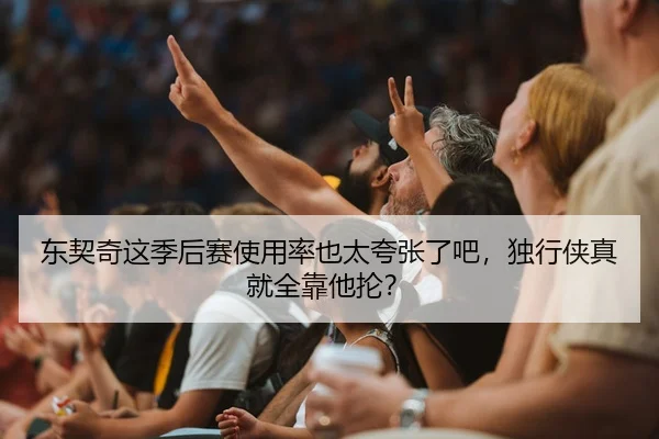 东契奇这季后赛使用率也太夸张了吧，独行侠真就全靠他抡？